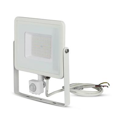 V-TAC mozgásérzékelős LED reflektor 50W természetes fehér Samsung chip - SKU 467