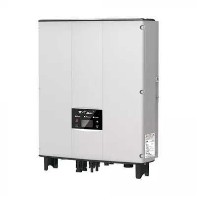 V-TAC napelemekhez való egyfázisú 3kW On-Grid rendszerű inverter, LCD kijelzővel - SKU 11379