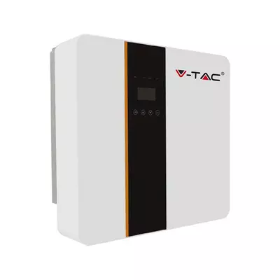 V-TAC napelemekhez való egyfázisú 5kW Hibrid rendszerű inverter, LCD kijelzővel - SKU 11509