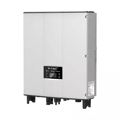 V-TAC napelemekhez való egyfázisú 5kW On-Grid rendszerű inverter, LCD kijelzővel - SKU 11370