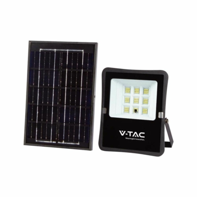 V-TAC napelemes LED reflektor 6W természetes fehér - SKU 6964