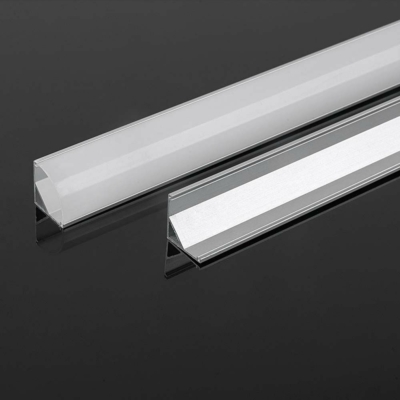 V-TAC sarok alumínium LED szalag profil fehér fedlappal 2m - SKU 10322