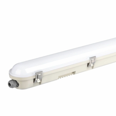 V-TAC LED lámpa 120cm 36W IP65 hideg fehér, fehér fedlap, 120 Lm/W (M-széria) - SKU 2120216