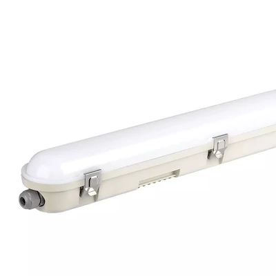 V-TAC sorolható LED lámpa 120cm 36W IP65, IK07 természetes fehér, fehér fedlappal - SKU 20217