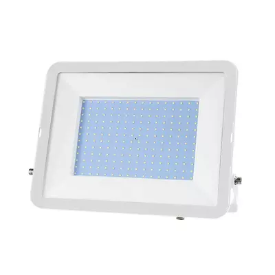 V-TAC SP-széria LED reflektor 300W hideg fehér, fehér ház, 1 méter kábellel - SKU 10034