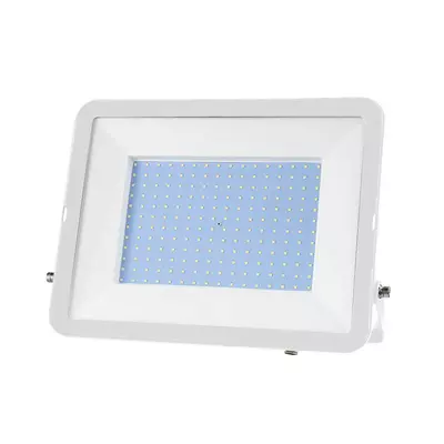 V-TAC SP-széria LED reflektor 300W természetes fehér, fehér ház, 1 méter kábellel - SKU 10033