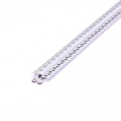 V-TAC süllyeszthető alumínium LED szalag profil fehér fedlappal 2m (keskeny) - SKU 3360