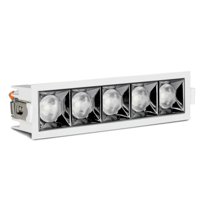 V-TAC süllyeszthető LED SMD mélysugárzó lámpa UGR<19 CRI>90 20W 12° hideg fehér - SKU 979