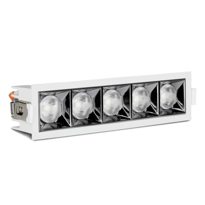 V-TAC süllyeszthető LED SMD mélysugárzó lámpa UGR<19 CRI>90 20W 38° hideg fehér - SKU 994