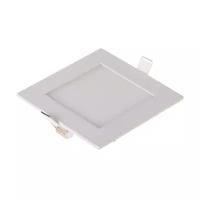 V-TAC süllyeszthető szögletes fémházas LED panel 3W hideg fehér - SKU 216297