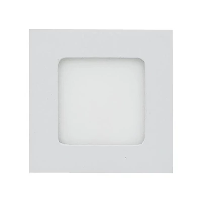 V-TAC süllyeszthető mennyezeti szögletes LED panel 3W természetes fehér - SKU 6296