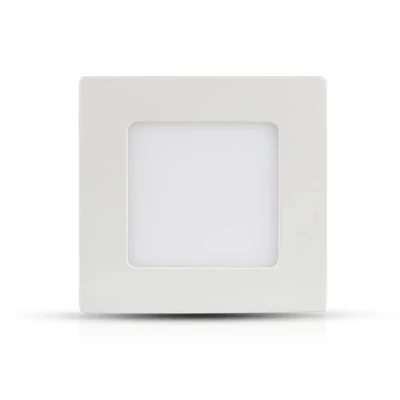 V-TAC süllyeszthető mennyezeti szögletes LED panel 6W hideg fehér - SKU 705