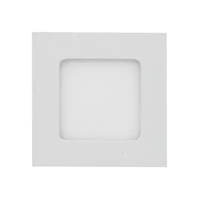 V-TAC süllyeszthető mennyezeti szögletes LED panel 6W meleg fehér - SKU 4863