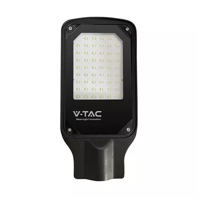 V-TAC utcai LED térvilágító, 30W, hideg fehér, fekete házas - SKU 10207