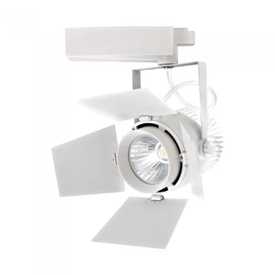 V-TAC LED sínes spotlámpa állítható 33W CRI&gt;90 meleg fehér, fehér ház - SKU 368