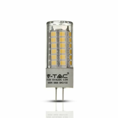 V-TAC G4 LED égő 12V 3,2W meleg fehér - SKU 131