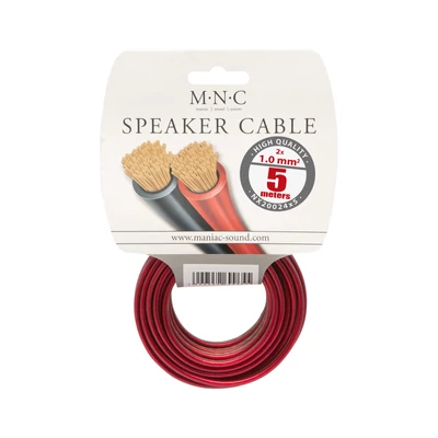 MNC kéteres vezeték, kábel 2 x 1mm, 5 méteres kiszerelés