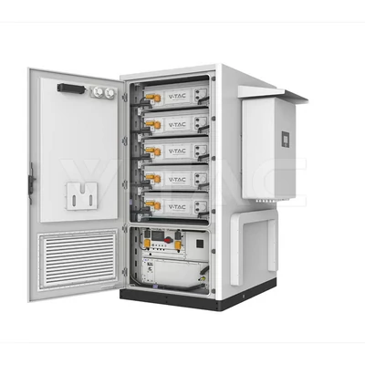 V-TAC kültéri 261kWh magasfeszültségű akkumulátor rendszer, beépített vízhűtéssel - SKU 12676