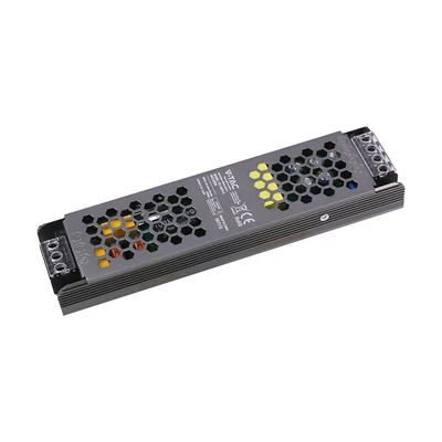 V-TAC IP20 slim fémházas LED tápegység 12V 75W 6.25A - SKU 24256