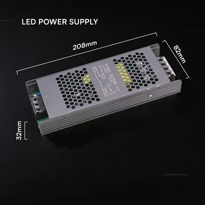 V-TAC IP20 slim fémházas LED tápegység 12V 300W 30A - SKU 24261