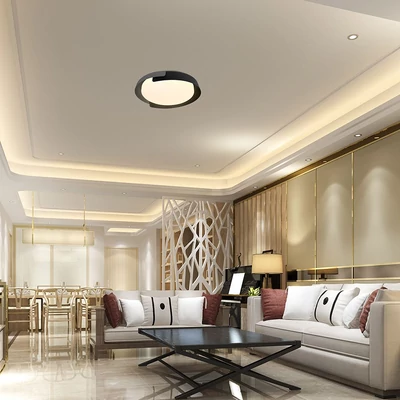 V-TAC okos dekoratív mennyezeti CCT LED lámpa, 48W, fekete és szürke szín, 500x80mm - SKU 24185