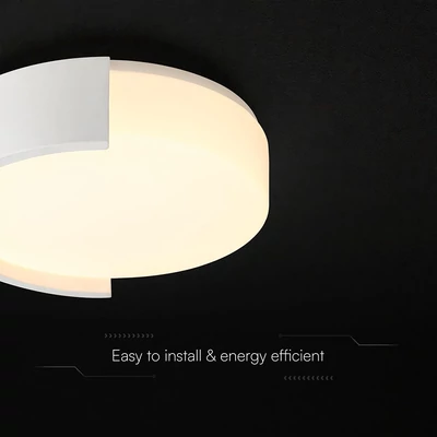 V-TAC okos dekoratív mennyezeti CCT LED lámpa, 48W, fehér színű, 450x120mm - SKU 24189
