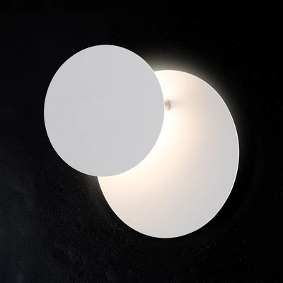 V-TAC CREE SMD LED beltéri, forgatható 6W fali lámpa, fehér házzal, meleg fehér - SKU 243546