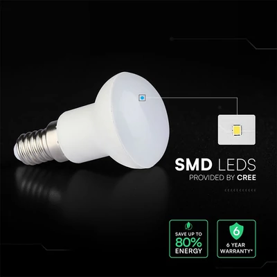 V-TAC CREE LED 2.9W E14 meleg fehér R39 LED égő - SKU 212106