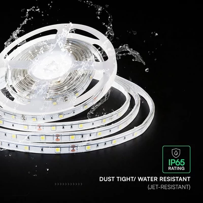 V-TAC LED szalag IP65 SMD 5050 chip 30 db/m hideg fehér - SKU 212144