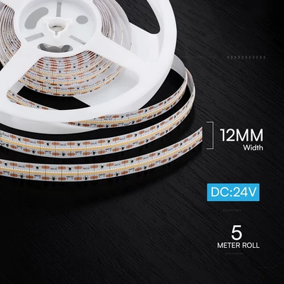 V-TAC LED szalag IP20 SMD 2110 chip 700 db/m természetes fehér CRI>90 - SKU 212603