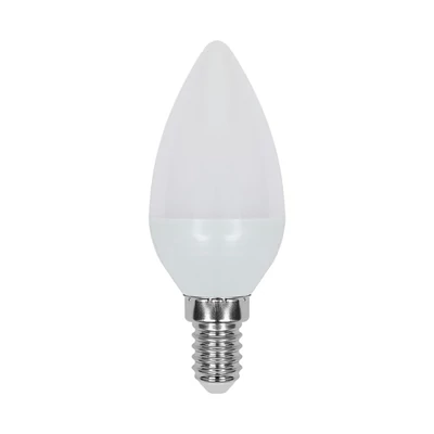V-TAC CREE LED 4.5W E14 meleg fehér C37 LED gyertya égő - SKU 21421516