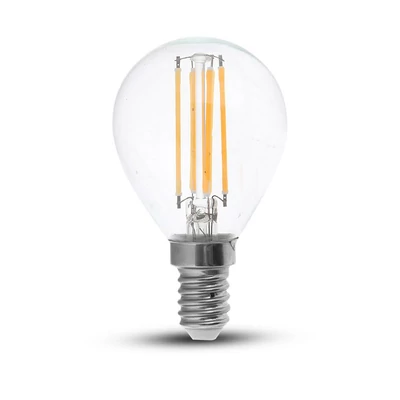 V-TAC 4W E14 természetes fehér filament LED égő - SKU 214425