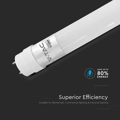 V-TAC LED fénycső CREE SMD-vel, 120cm T8 18W meleg fehér - SKU 216536