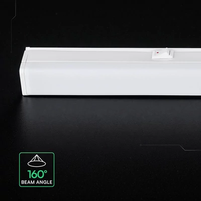 V-TAC CREE SMD LED lámpa 115cm T5 16W beépített kapcsolóval, meleg fehér - SKU 216956