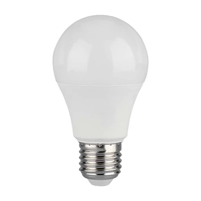 V-TAC 10.5W E27 hideg fehér A60 LED égő, 100 Lm/W - SKU 217351