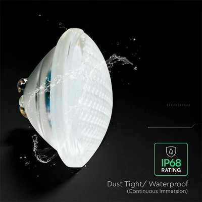 V-TAC 12W LED PAR56 medencevilágítás, IP68, hideg fehér - SKU 217559