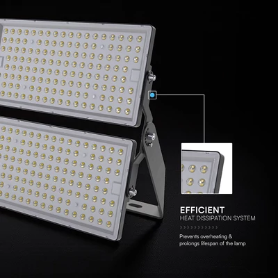 V-TAC SHP 500W CREE LED reflektor, 135 Lm/W, 1 méter kábel, természetes fehér - SKU 230896