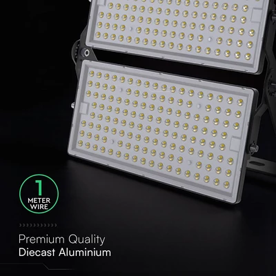 V-TAC SHP 500W CREE LED reflektor, 135 Lm/W, 1 méter kábel, természetes fehér - SKU 230896