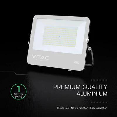 V-TAC CREE SMD D-széria LED reflektor 150W természetes fehér 115 Lm/W, fekete ház - SKU 232016