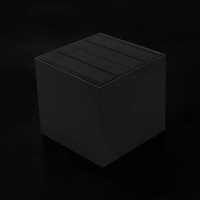 V-TAC 9W COB LED szolár fali fekete lámpa, szenzorral, CCT, Type-C csatlakozóval - SKU 23770-1