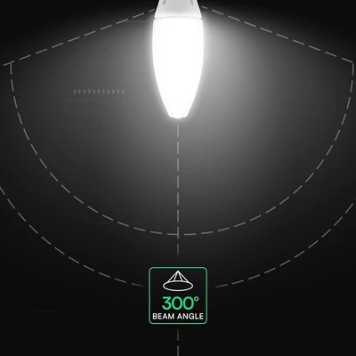 V-TAC 60W E40 hideg fehér Olive LED égő - SKU 24036