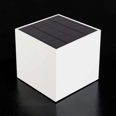 V-TAC 9W COB LED szolár fali fehér lámpa, szenzorral, CCT, Type-C csatlakozóval - SKU 24063-1