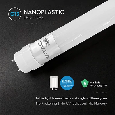 V-TAC EVO LED fénycső 60cm T8 7W természetes fehér 150 Lm/W - SKU 240646