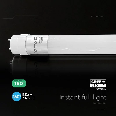 V-TAC CREE SMD LED fénycső 120cm T8 12W természetes fehér 150 Lm/W - SKU 240666