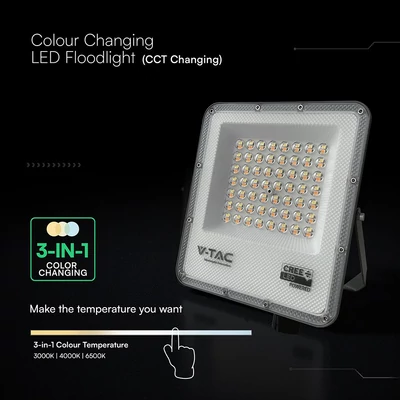 V-TAC CREE SMD LED reflektor 50W, állítható színhőmérséklettel - SKU 240736