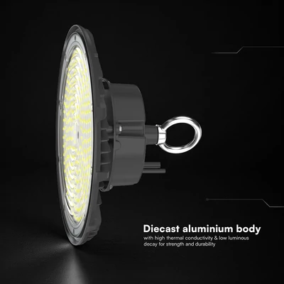 V-TAC csarnokvilágító LED lámpa 100W 90° természetes fehér, IP65, 135 Lm/W - SKU 24075