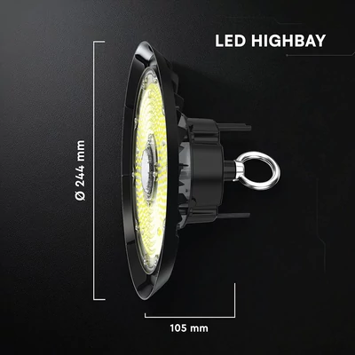 V-TAC CREE LED csarnokvilágító lámpa, 100W, 135 Lm/W, hideg fehér - SKU 240746