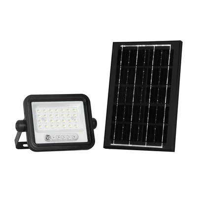 V-TAC 8W napelemes LED reflektor, 2000K - 8000K között állítható színhőmérséklettel - SKU 24082