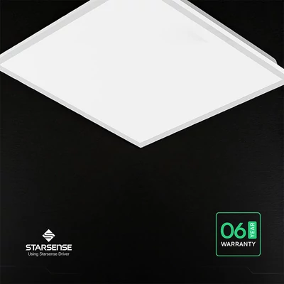 V-TAC CREE LED panel, Starsense táp, hideg fehér 40W 60 x 60cm, 120 Lm/W, Back-Lit - SKU 241466