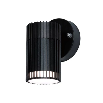 V-TAC fekete fali kültéri lámpatest, GU10 foglalat, IP44 - SKU 24166